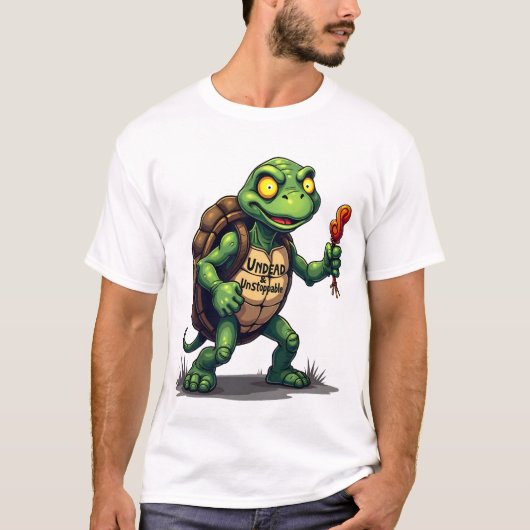 Zombie-Schildkröte T-Shirt (Vorderseite)
