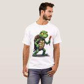 Zombie-Schildkröte T-Shirt (Vorne ganz)