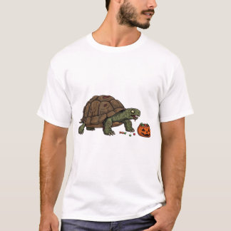 Zombie-Schildkröten-Süßigkeiten-Kriechen - Gruseli T-Shirt