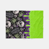 Zombie-Schlamm Fleecedecke (Vorderseite (Horizontal))