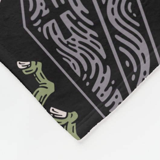 Zombie-Schlamm Fleecedecke (Ecke)