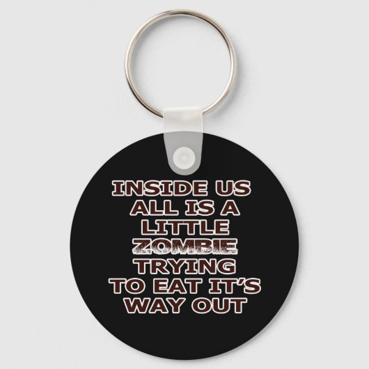 Zombie Schlüsselanhänger (Vorderseite)