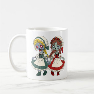 Zombie Schneewittchen und Rosenrot Kaffeetasse