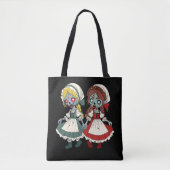 Zombie Schneewittchen und Rosenrot Tasche (Vorderseite)