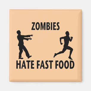 Zombie-Schnellimbiß Magnet