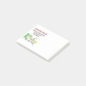 Zombie-Schulpost-itnotizblock Post-it Klebezettel (angewinkelt)