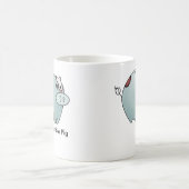 Zombie-Schwein Kaffeetasse (Mittel)
