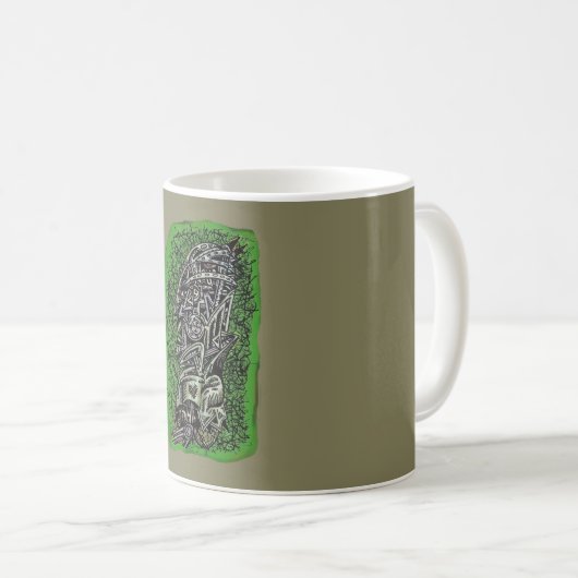 Zombie Sergeant von Brian Benson Kaffeetasse (VorderseiteRechts)