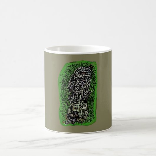 Zombie Sergeant von Brian Benson Kaffeetasse (Mittel)