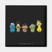Zombie Sesame Street Characters Magnet (Vorne)