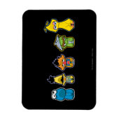 Zombie Sesame Street Characters Magnet (Vertikal)