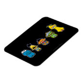 Zombie Sesame Street Characters Magnet (Linke Seite)