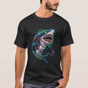 Zombie Shark Halloween Kostüm Spooky Trick or Tre T-Shirt