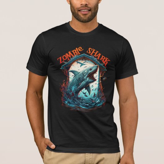 Zombie Shark T - Shirt (Vorderseite)