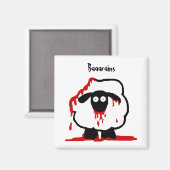 Zombie Sheep Magnet - Baarains (Vorderseite/Rückseite)