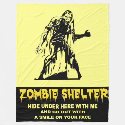 ZOMBIE SHELTER FLEECEDECKE (Vorderseite)