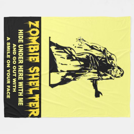 ZOMBIE SHELTER FLEECEDECKE (Vorderseite (Horizontal))