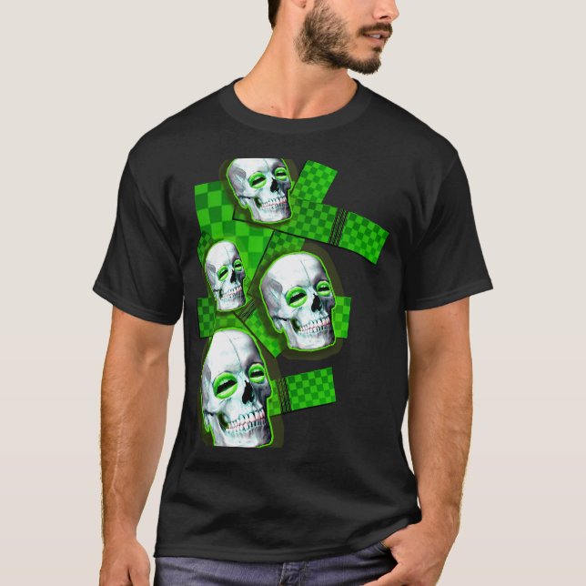 Zombie-Shirt der untoten Zombies der Typmädchen T-Shirt (Vorderseite)