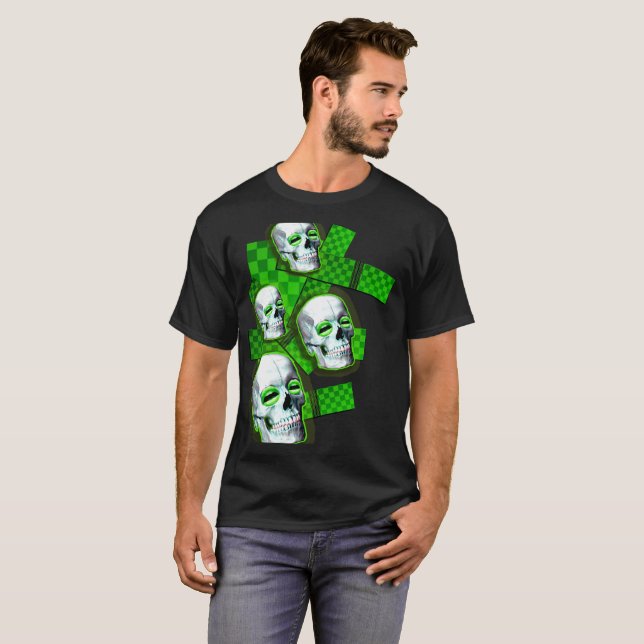 Zombie-Shirt der untoten Zombies der Typmädchen T-Shirt (Vorne ganz)