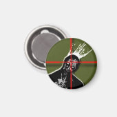 Zombie Shot Magnet (Vorderseite/Rückseite)