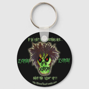 Zombie shutup Schlüsselanhänger
