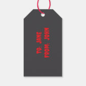 Zombie Siblings Geschenkanhänger (Rückseite)