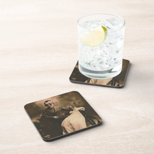 Zombie Siblings Getränkeuntersetzer (Rechte Seite)