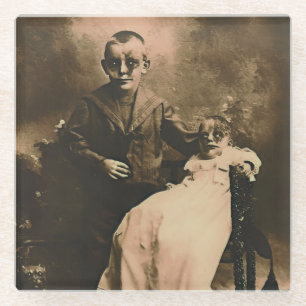 Zombie Siblings Glasuntersetzer