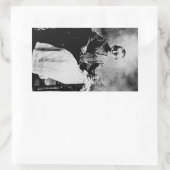 Zombie Siblings Rechteckiger Aufkleber (Tasche)