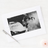 Zombie Siblings Rechteckiger Aufkleber (Umschlag)