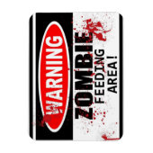 Zombie Sicn Magnet (Vertikal)