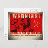 Zombie, signieren postkarte (Vorne/Hinten)