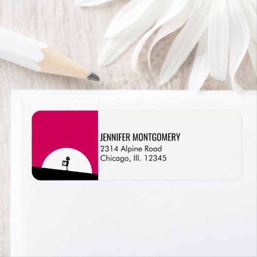 Zombie-Silhouette mit Vollmond (Insitu)