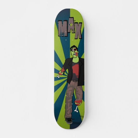 Zombie-Skateboard abziehen Skateboard (Vorne)