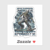 ZOMBIE-SKATER-APOKALYPSE AUFKLEBER (Blatt)