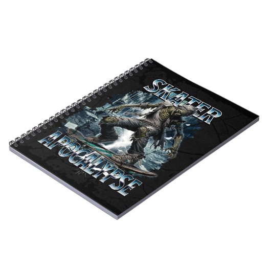 ZOMBIE-SKATER-APOKALYPSE NOTIZBLOCK (Linke Seite)