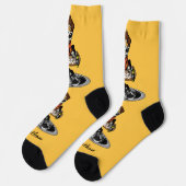 Zombie Skater individuelle Name Socken (Linkes Detail)
