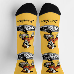 Zombie Skater individuelle Name Socken