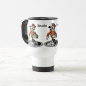 Zombie Skater individuelle Name Tasse (Vorderseite Links)