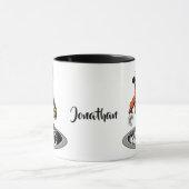 Zombie Skater individuelle Name Tasse (Zentrum)