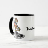 Zombie Skater individuelle Name Tasse (Vorderseite Links)