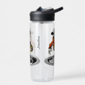 Zombie Skater individuelle Name Trinkflasche (Links)