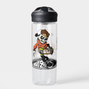 Zombie Skater individuelle Name Trinkflasche