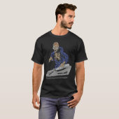 Zombie-Skelett-Halloween-DJ T-Shirt (Vorne ganz)