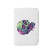 Zombie Skull Apokalypse Badematte (Vorderseite Vertikal)