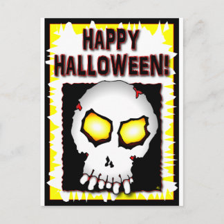 Zombie Skull Cards Postkarte