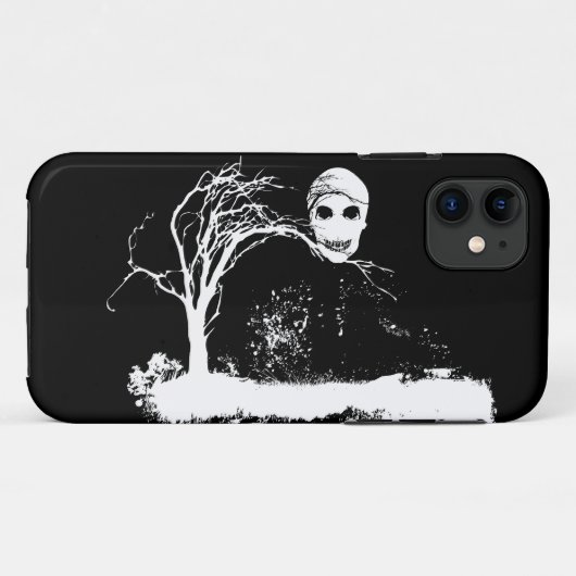 Zombie Skull Case-Mate iPhone Hülle (Rückseite (Horizontal))