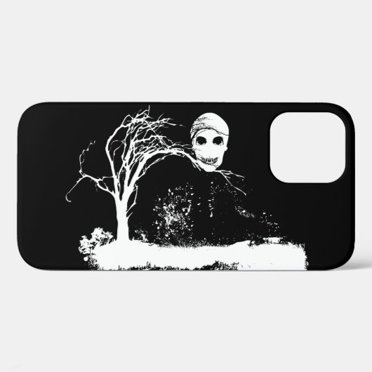 Zombie Skull Case-Mate iPhone Hülle (Rückseite (Horizontal))