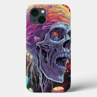 Zombie Skull Creature Sci-fi-Horror Art