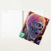 Zombie Skull Creature Sci-fi-Horror Art Planer (Anzeige)